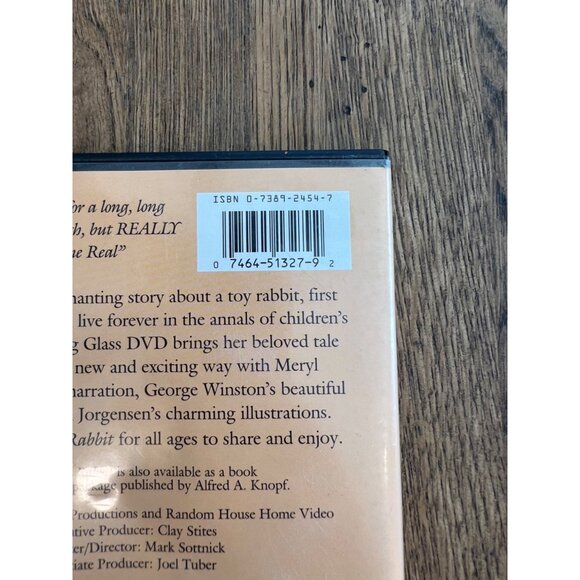 The Velveteen Rabbit DVD Narrated By Meryl Streep Family Classic - Picture 3 of 4